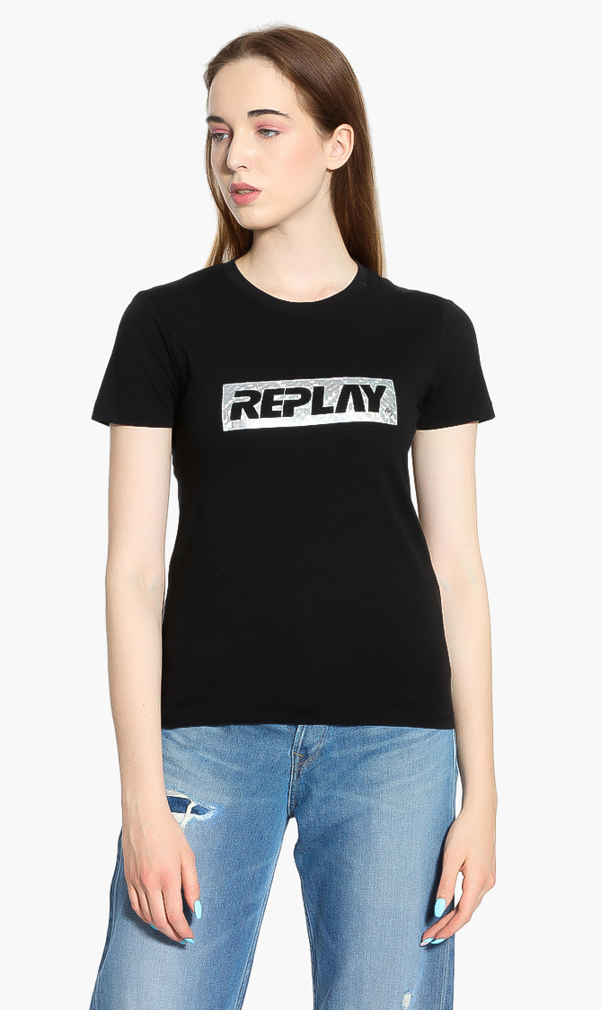 

Replay Logo Cotton T-shirt