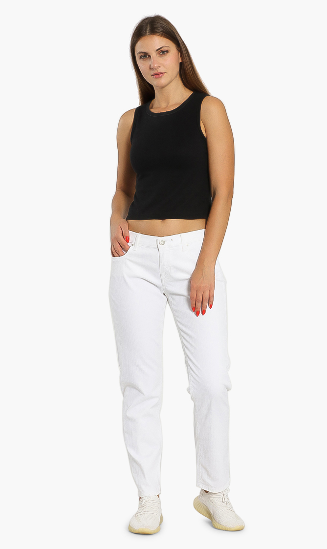 

Ingrid Tailored Jeans, White