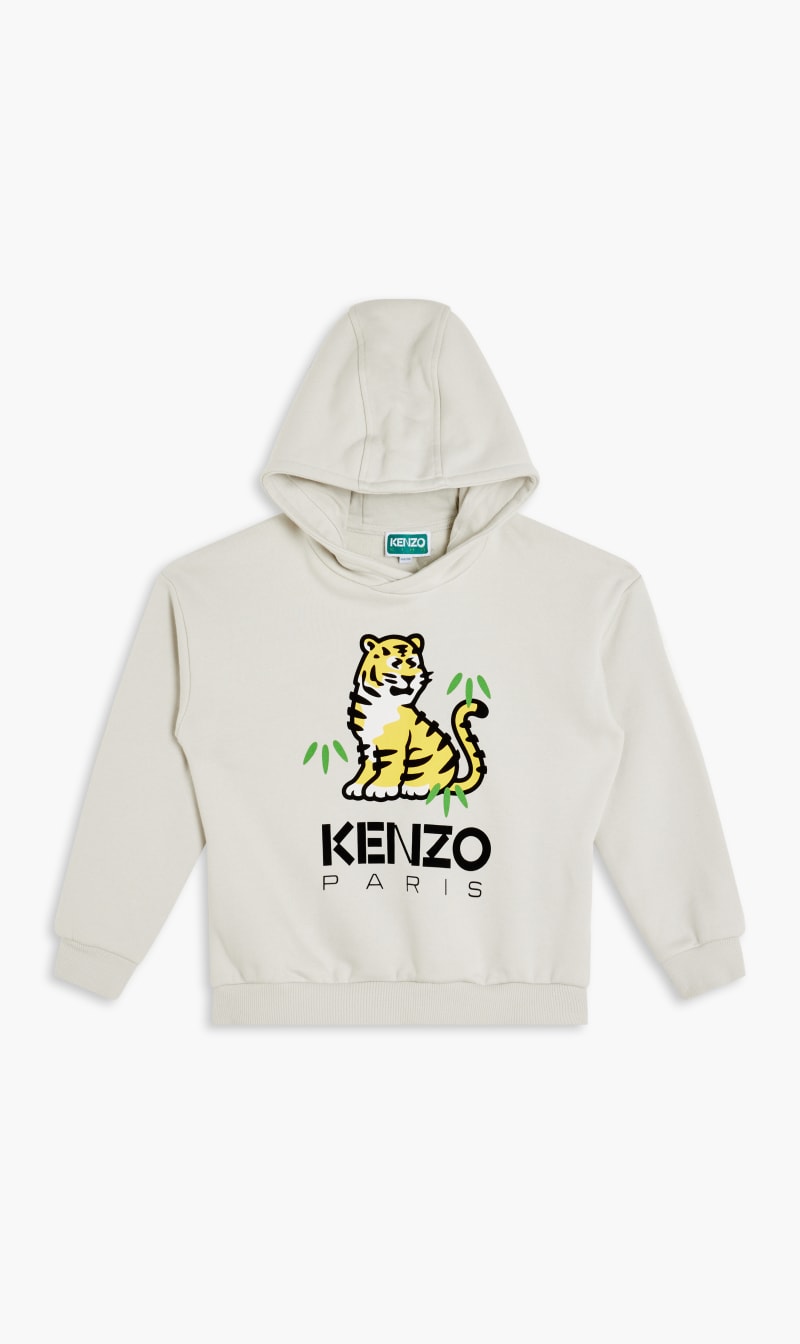 

Kenzo White Hooded Sweatshirt for Kids | The Deal Outlet