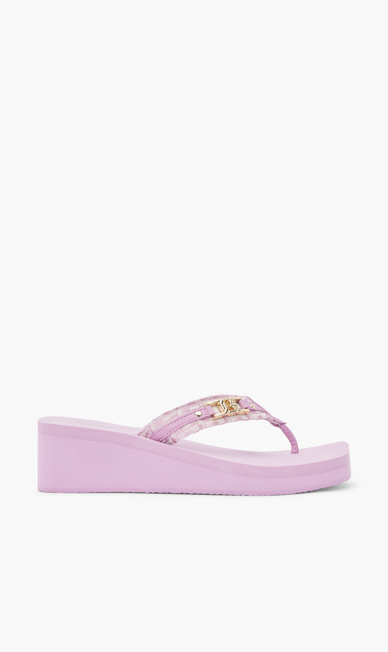 

Guess Purple Sandals Platform Medium Purple 510 for Women | The Deal Outlet