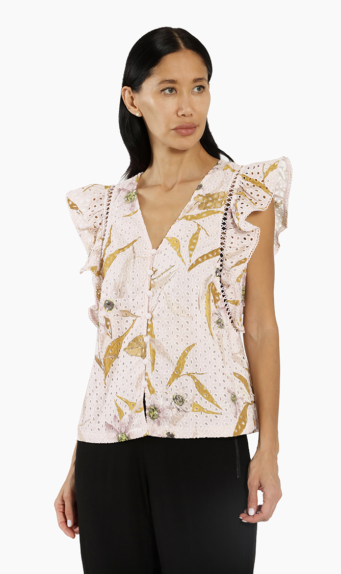 

Ted Baker Adaale Cabana Openwork Top