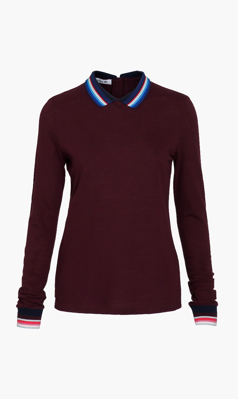 

Lacoste Ribbed Polo T- Shirt