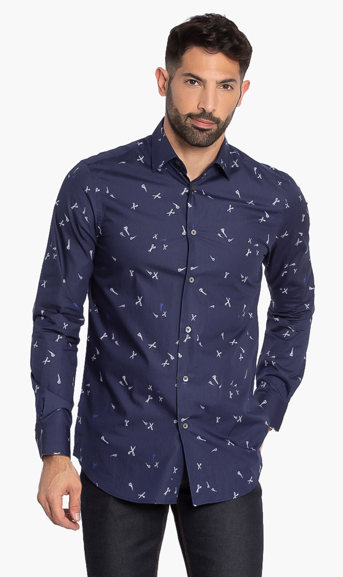 

Paul Smith Scissors Print Tailored Shirt