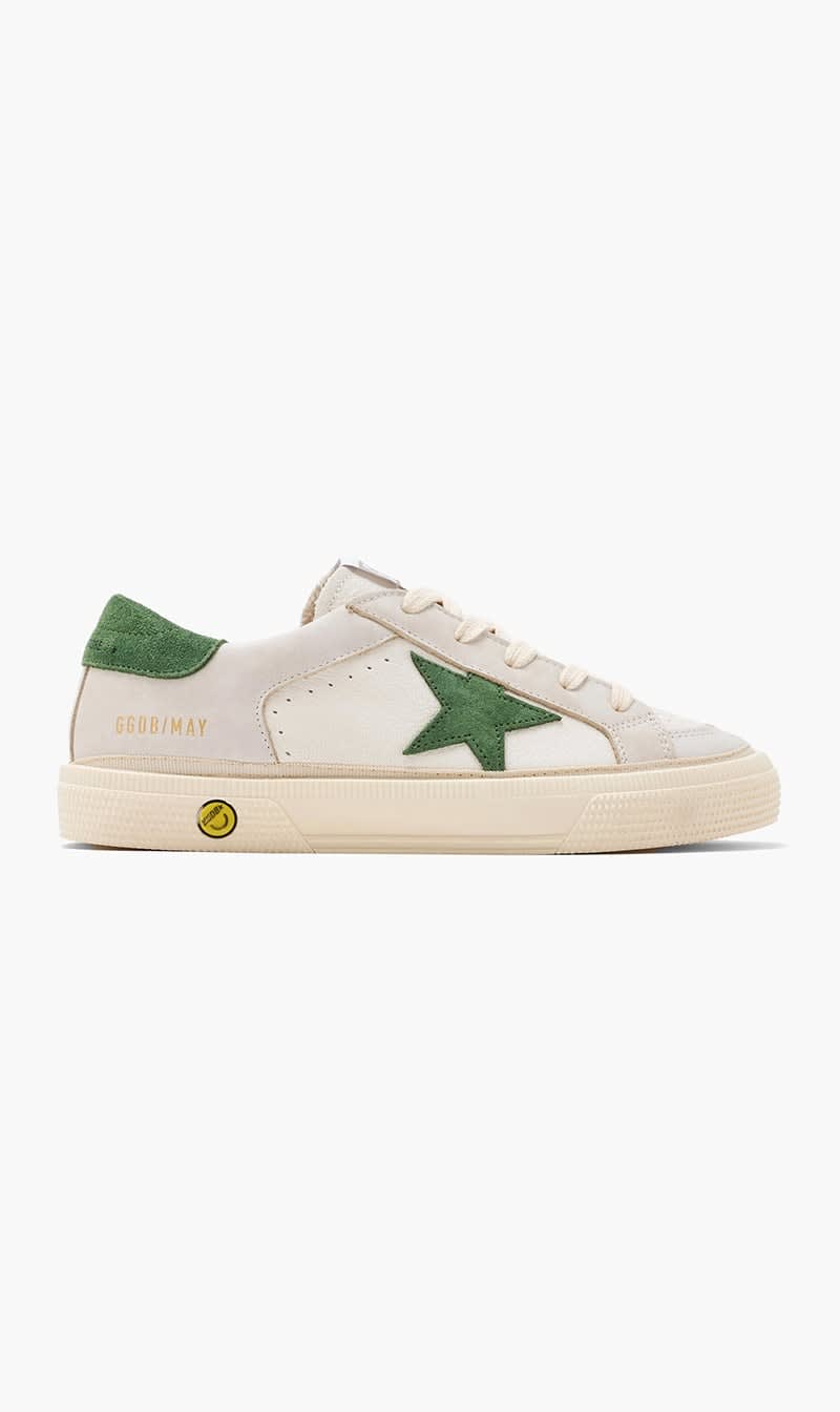 

Golden Goose Deluxe Brand Green May Sneakers for Boys | The Deal Outlet