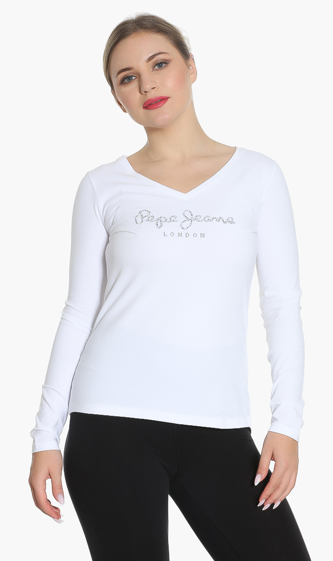 

Pepe Jeans Mar Logo Studs Long Sleeves T-shirt