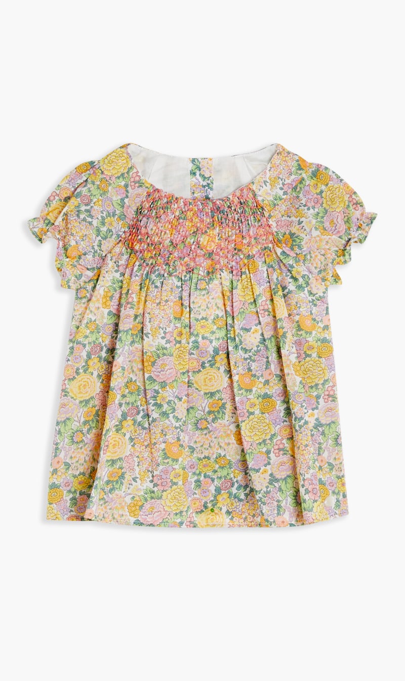 

Tartine Et Chocolat Yellow Floral Top for Kids | The Deal Outlet