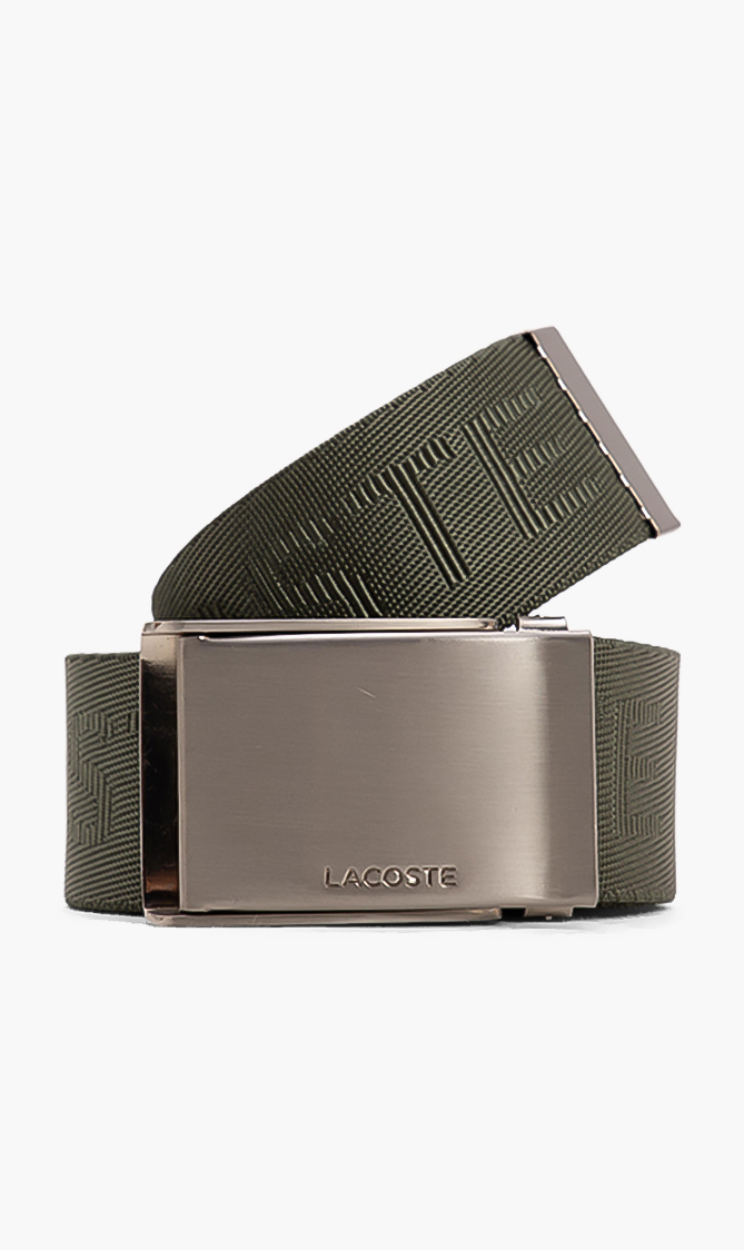 

Lacoste Embossed Woven Belt