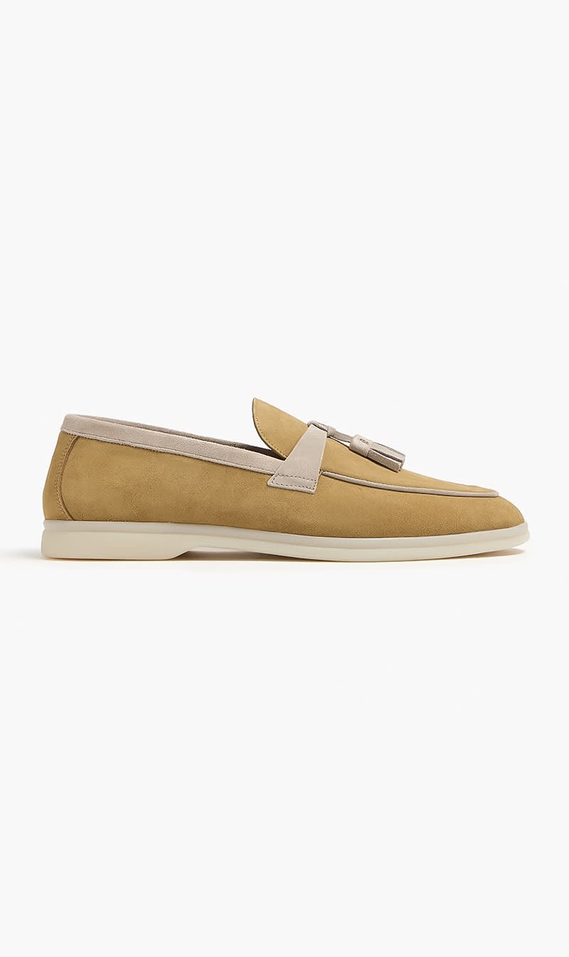 

Scarosso Beige Leandro Loafers for Men | The Deal Outlet