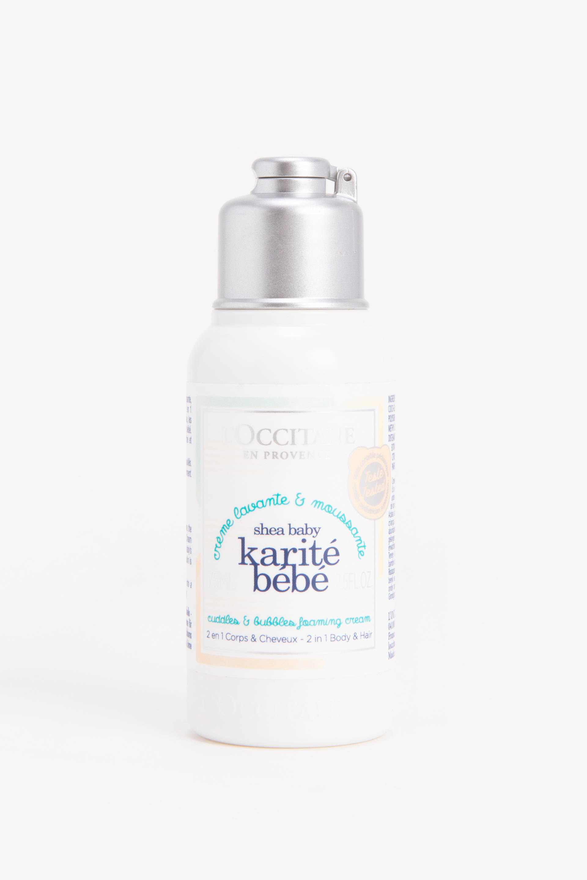 

L'occitane Shea Baby Cuddles & Bubbles Foaming Cream, 75ml