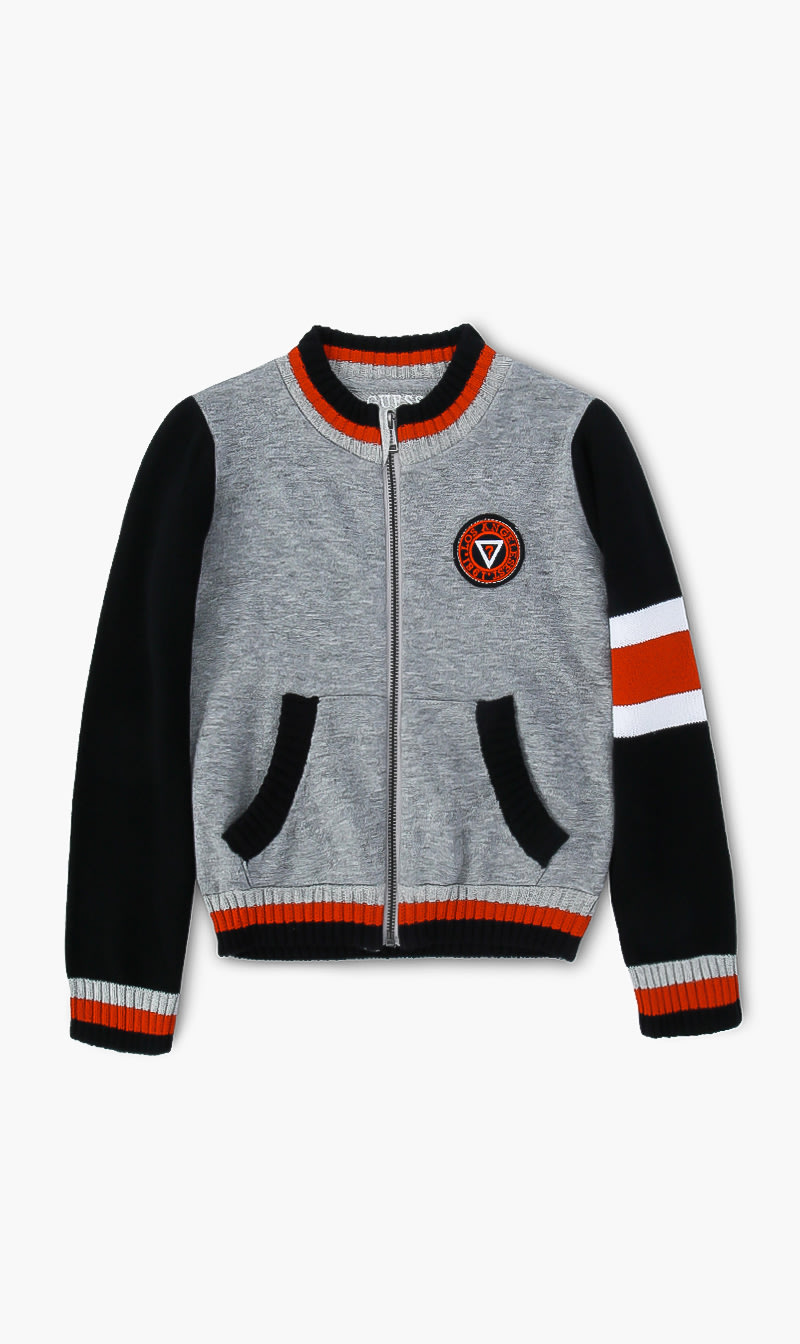 

Zipped Pullover, Grey