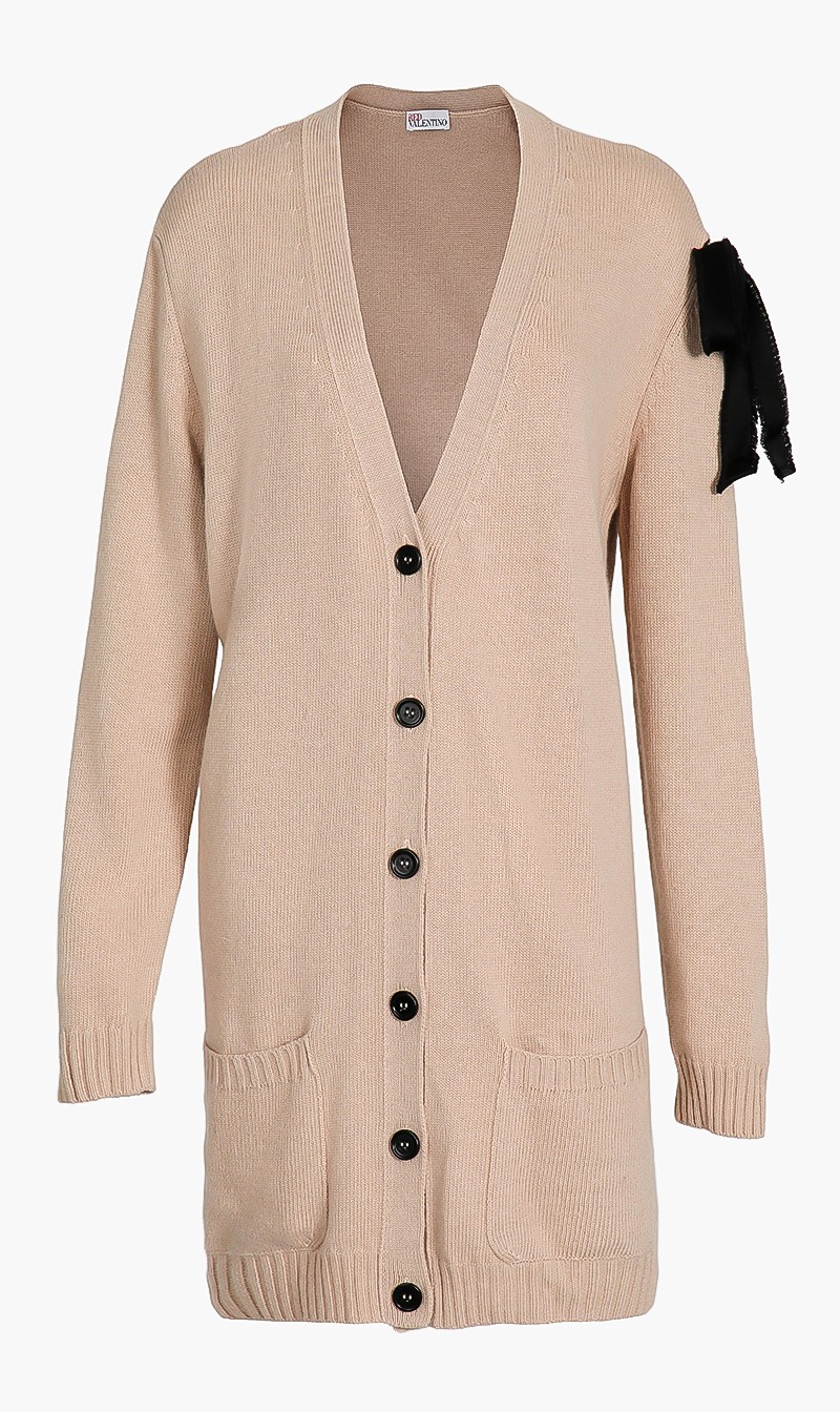 

Red Valentino Long Cardigan With Bows
