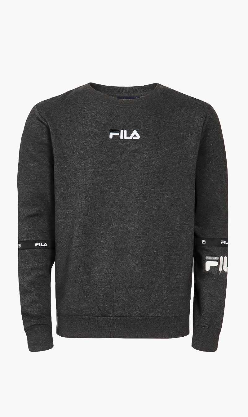 

Taped Long Sleeve Sweatshirt, Grey