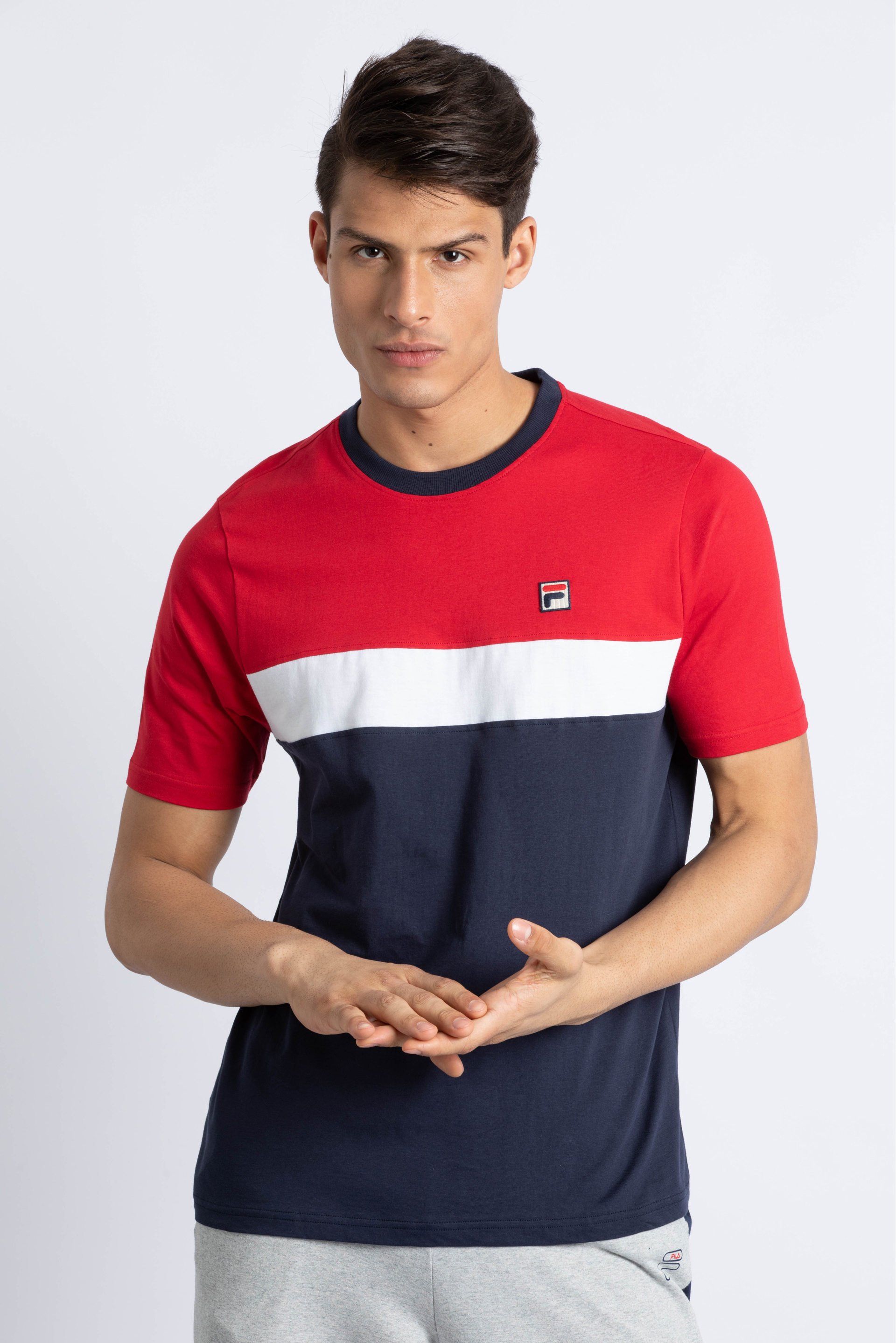 

FILA Colour Block Cotton T-shirt