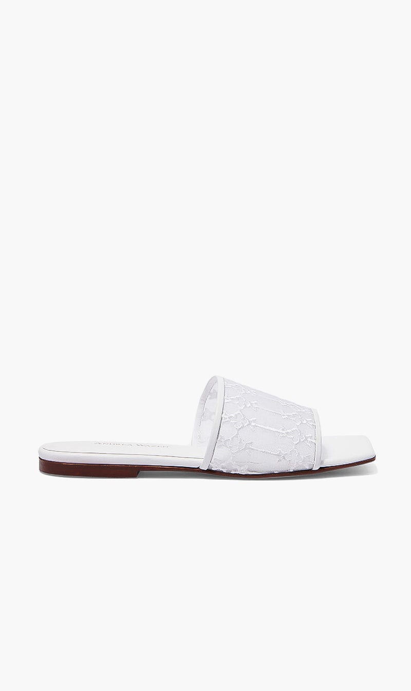 

Sursock Flat Sandals, White