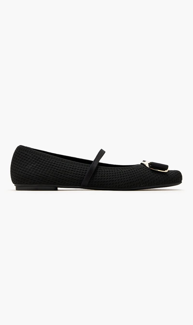 

Salvatore Ferragamo Black Ballet for Women | The Deal Outlet