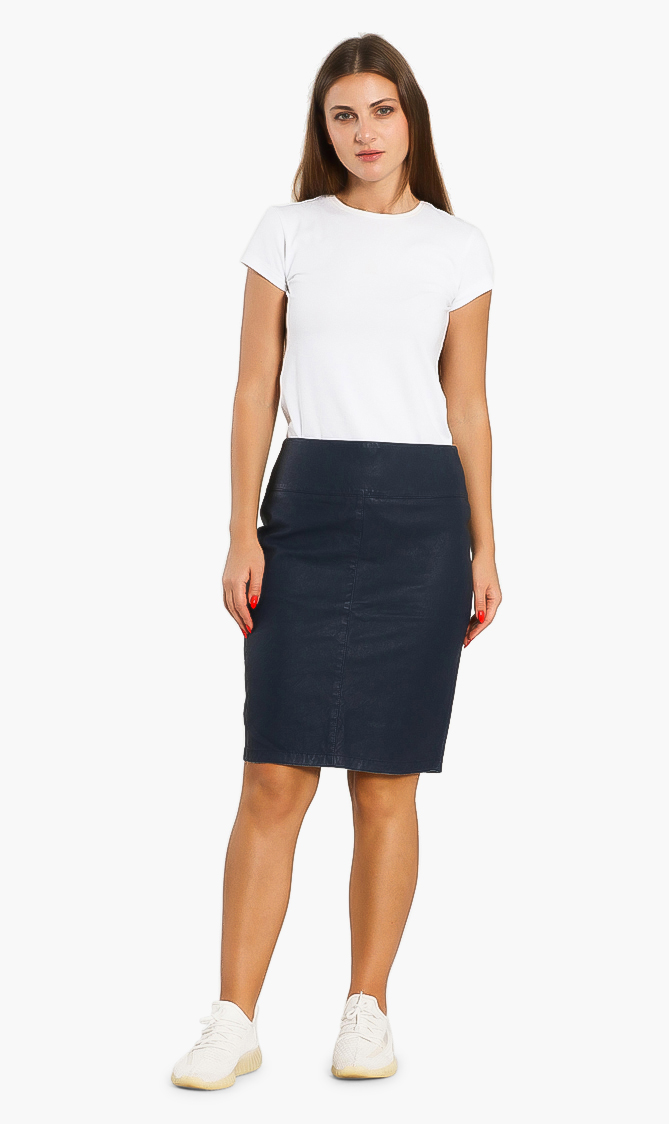 

JACOB COHEN Leather Skirt