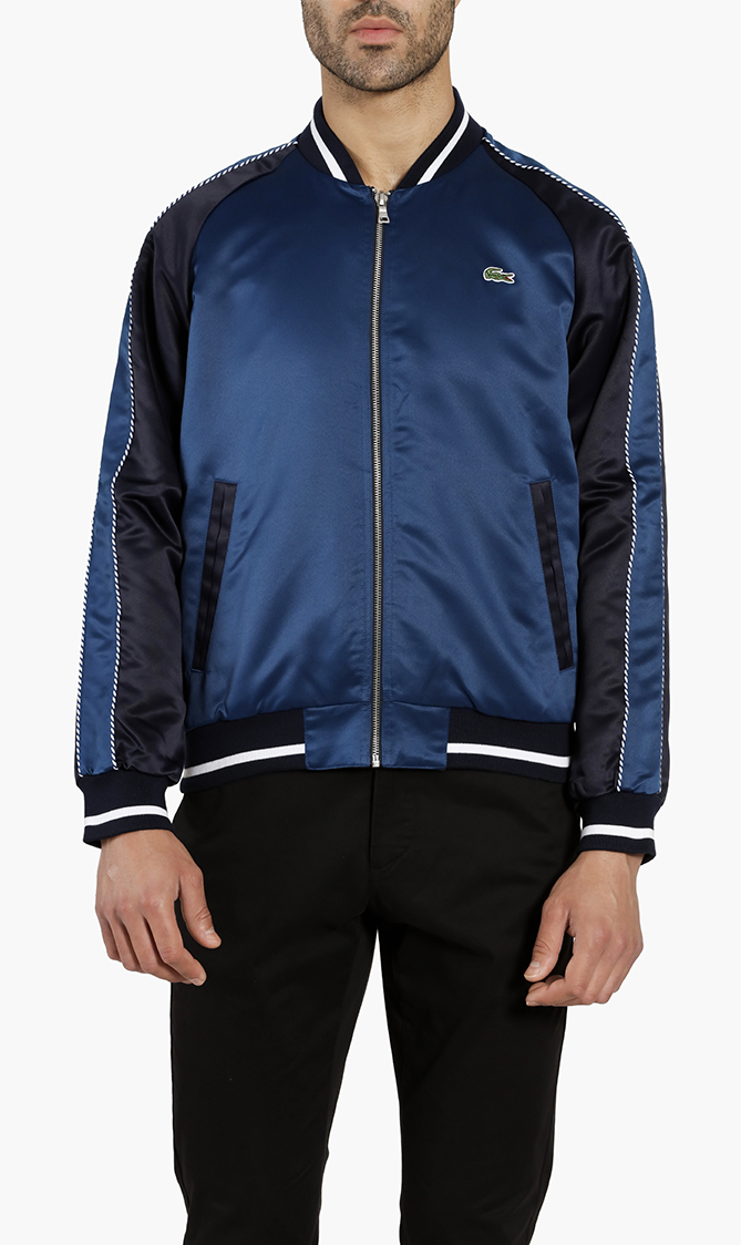 

Lacoste Colourblock Reversible Bomber Jacket