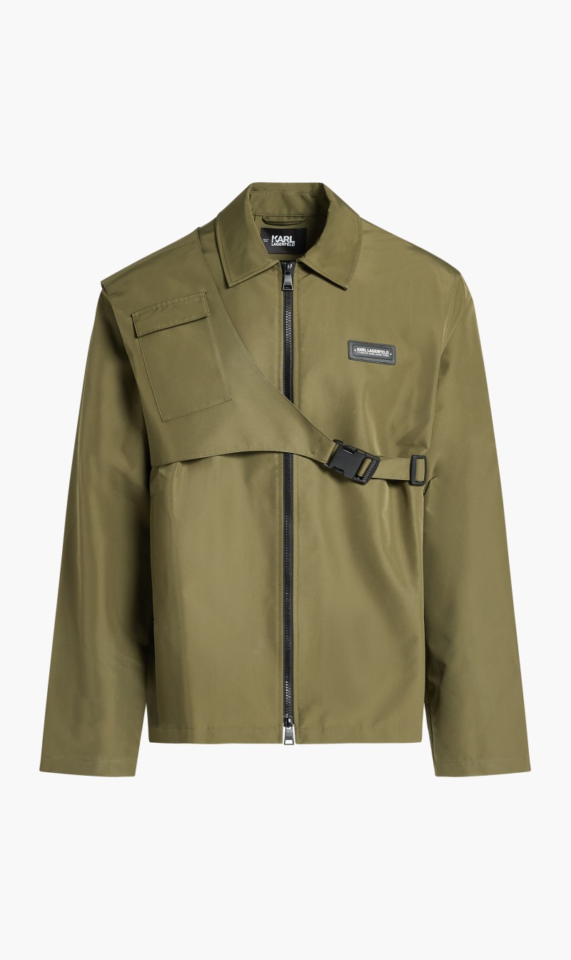 

Karl Lagerfeld Brown Jacket With Detachable Bag for Men | The Deal Outlet