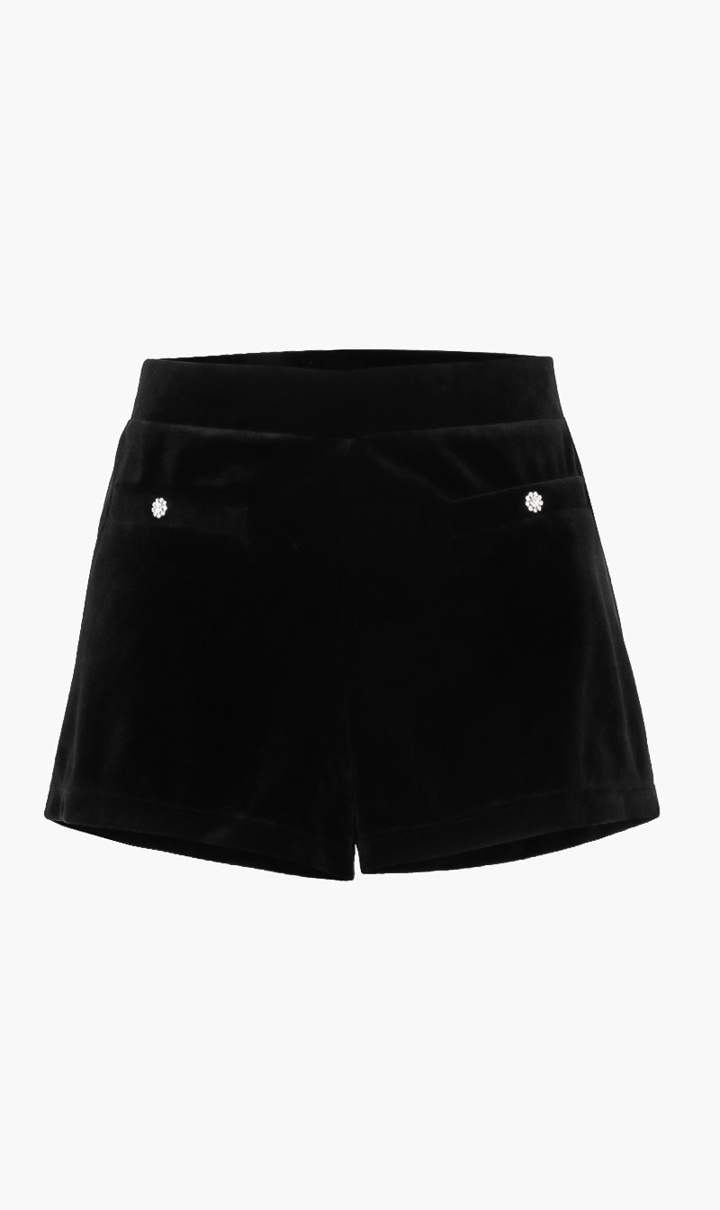 

Sienna Flower Shorts, Black