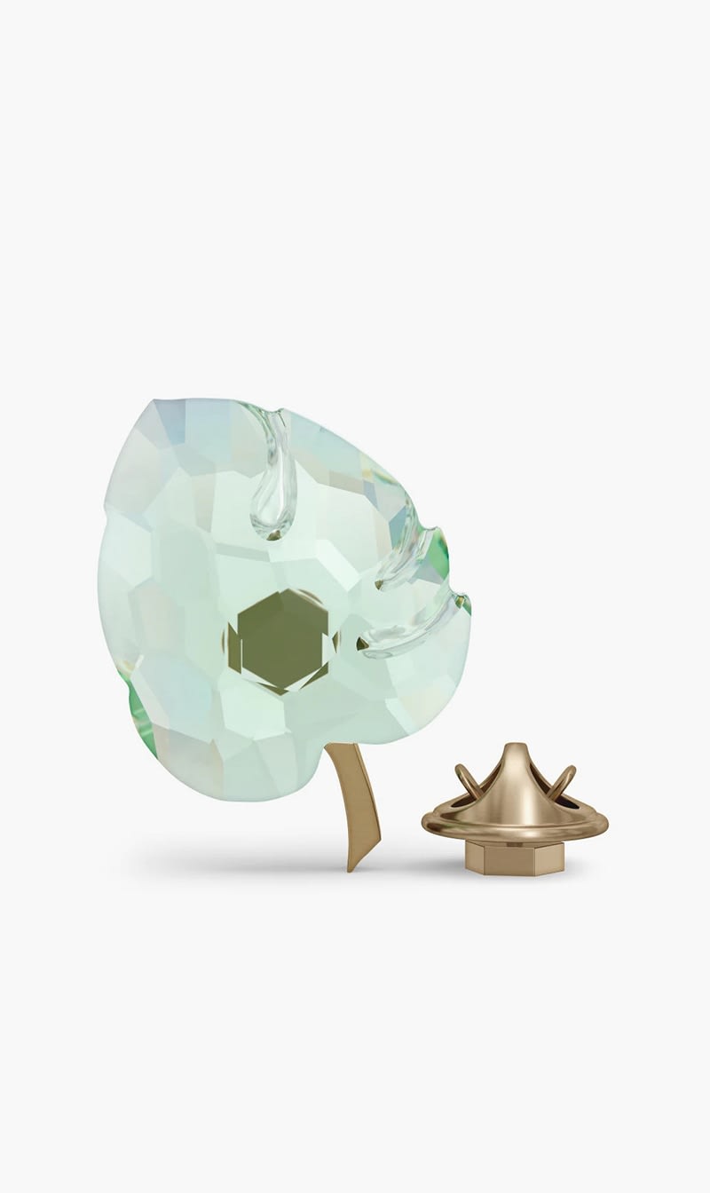 

Swarovski Green Jungle Beats Leaf Magnet | The Deal Outlet