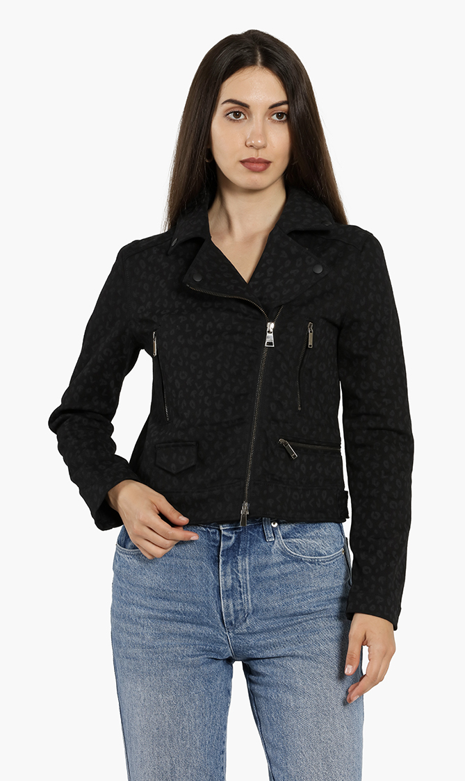 

Karl Lagerfeld Printed Denim Jacket
