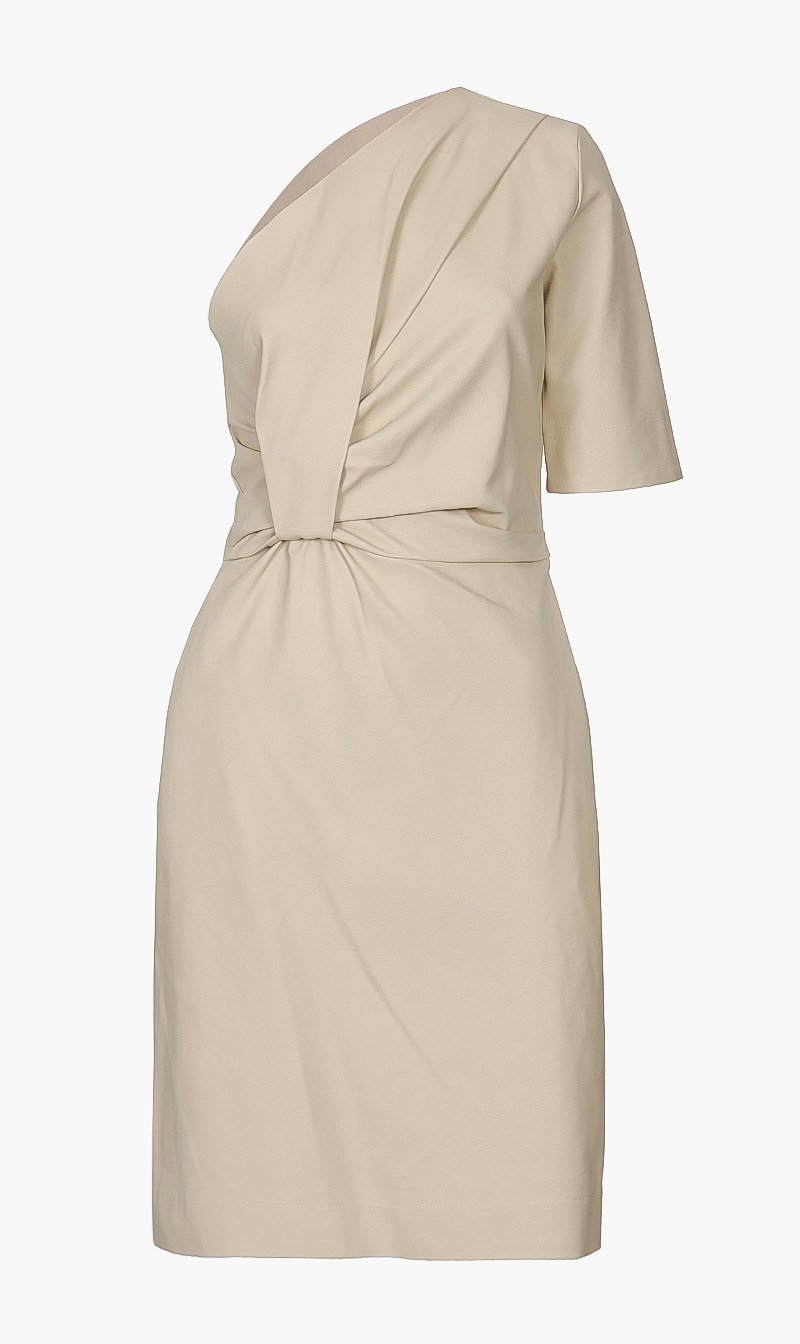 

Stella Mc Cartney Beige One Shoulder Dress for Women | The Deal Outlet