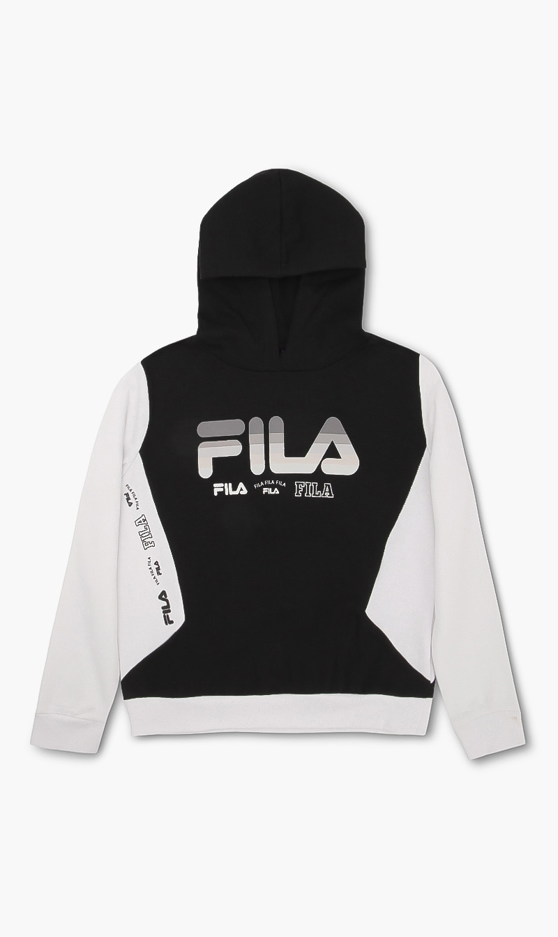 

Color Block Hoodie, White