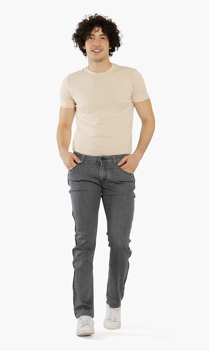 

Logo Tape Jeans, Black