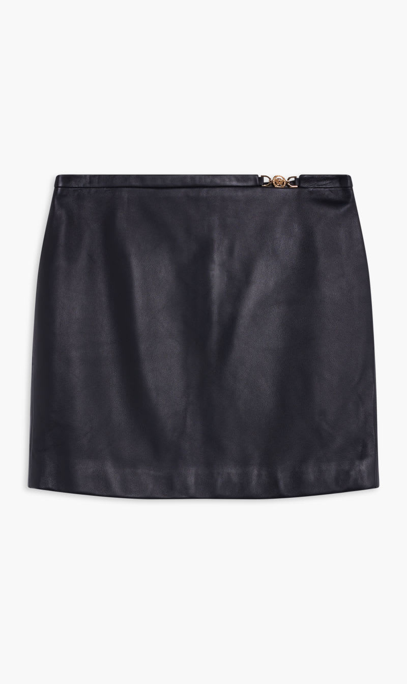 

Versace Black Leather Mini Skirt for Women | The Deal Outlet
