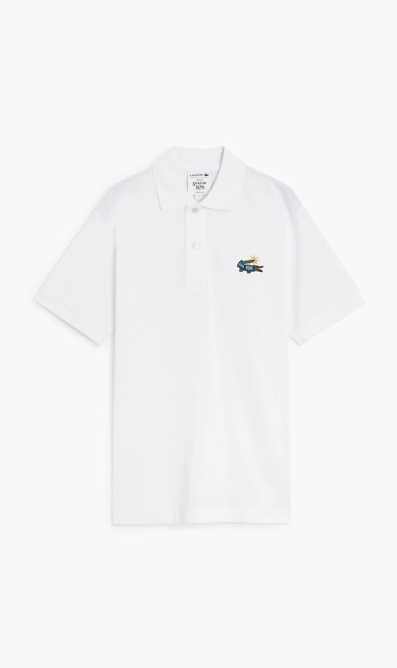 

Lacoste White Long Sleeved Ribbed Collar Shirt for Men | The Deal Outlet
