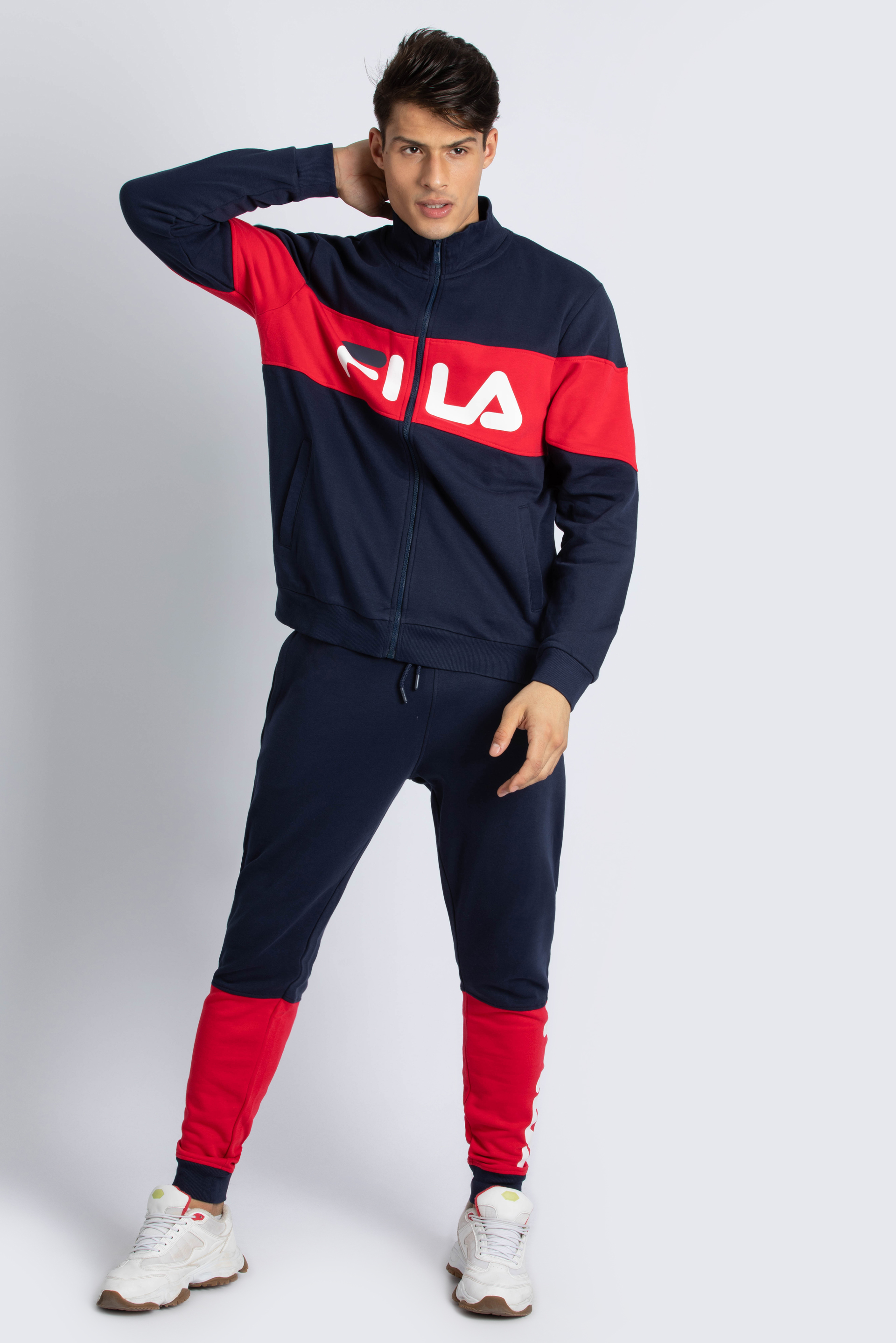 

FILA Graphic Colour Block Tracksuit