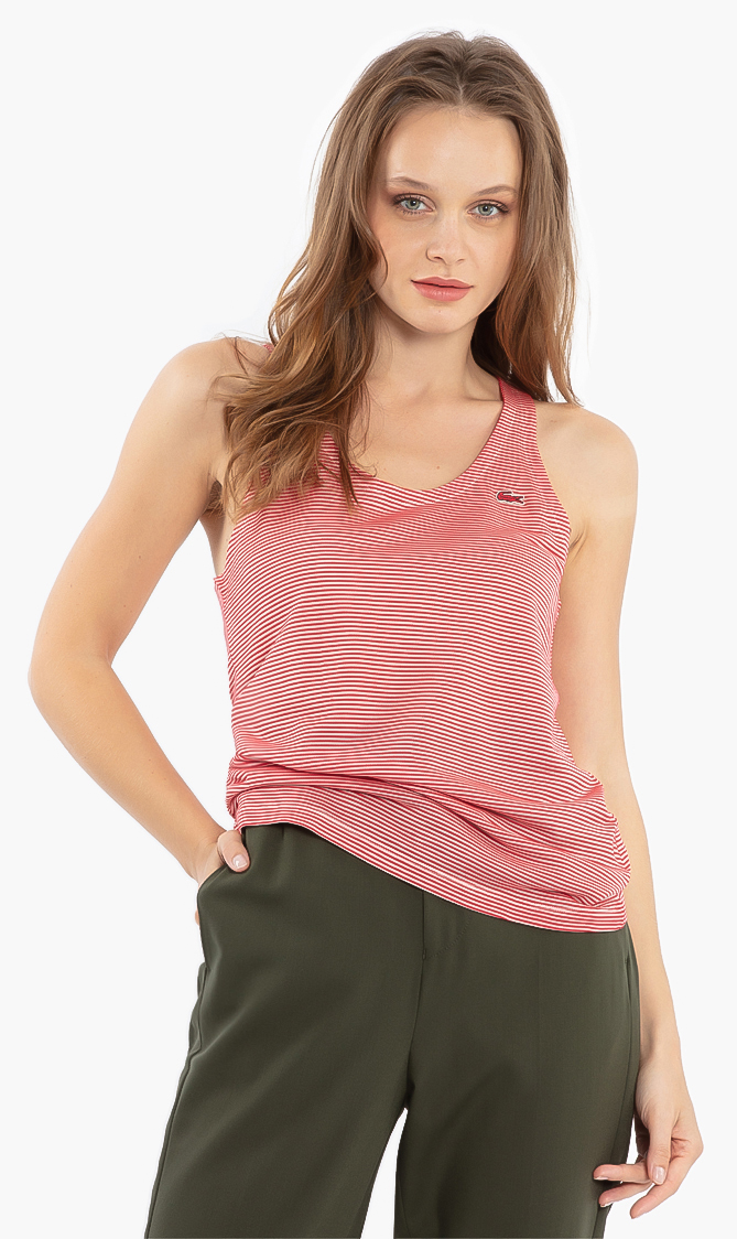 

Lacoste Stripes Sleeveless Tank Top
