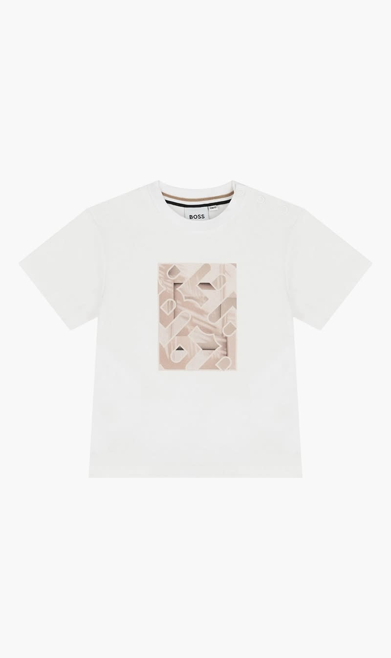 

Boss White Short Sleeves Tee Shirt for Boys | The Deal Outlet