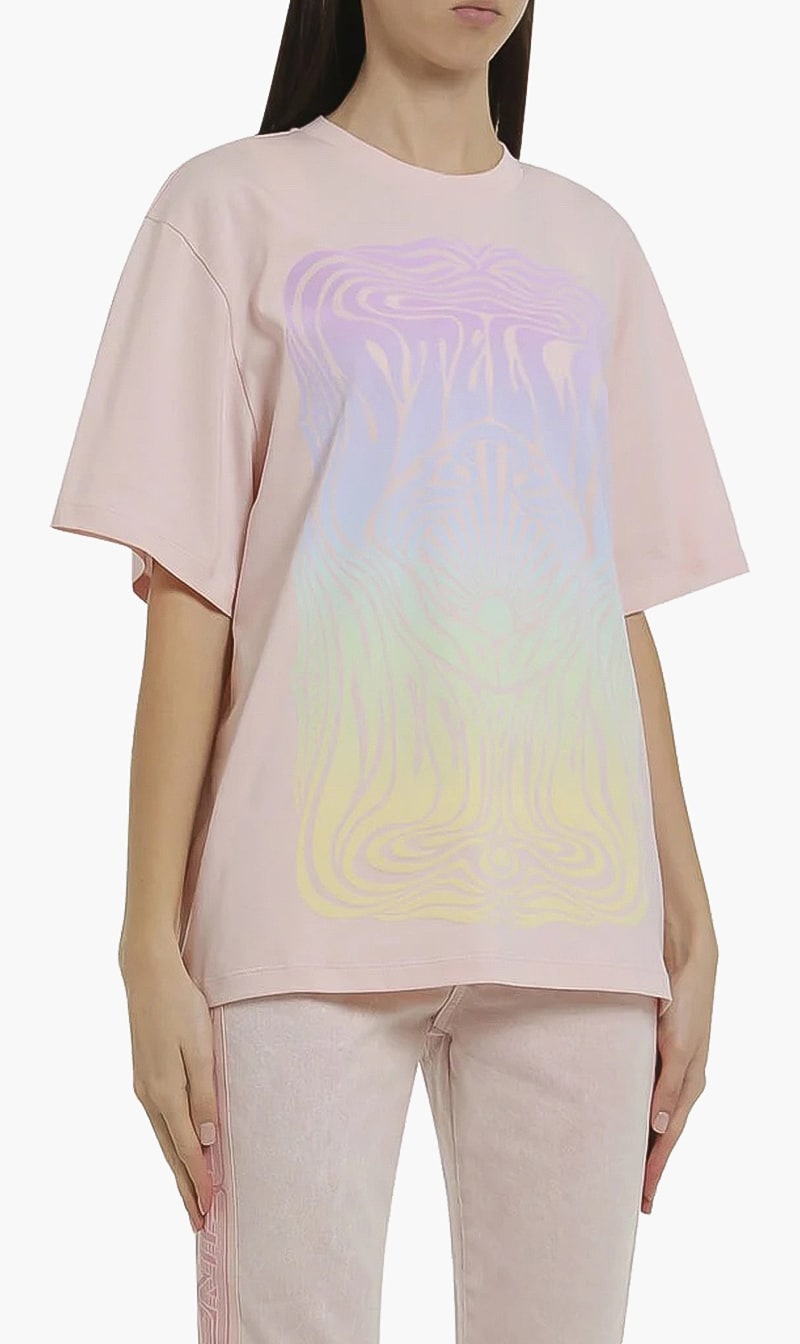 

Graphic Print T-shirt, Pink