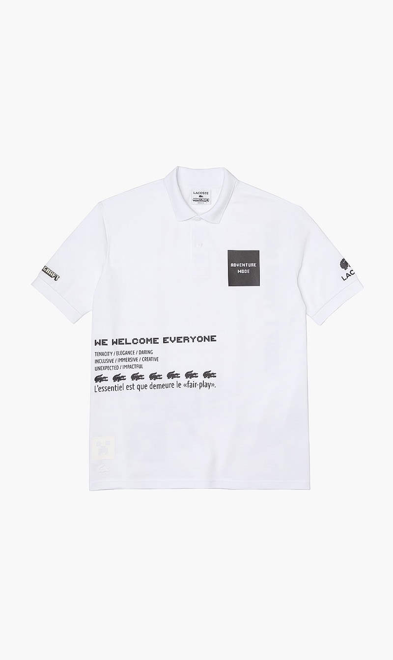 

Lacoste White Classic Logo Polo for Men | The Deal Outlet