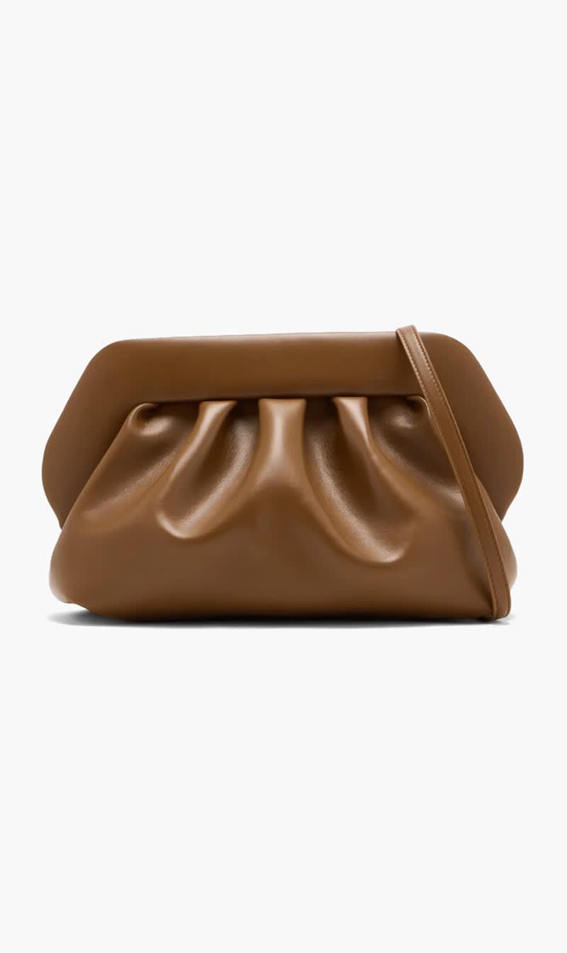 The Moire Brown Bios Clutch for Women