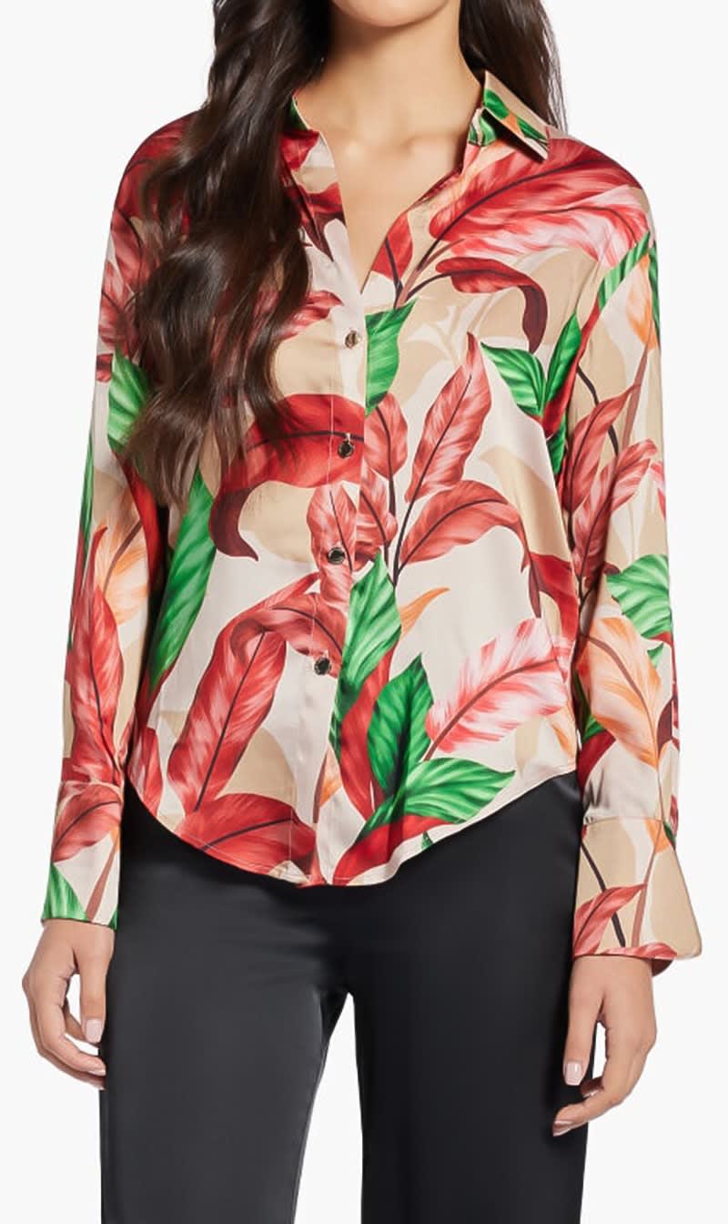 

Guess Multi-color Lisa Ls Shirt for Women | The Deal Outlet
