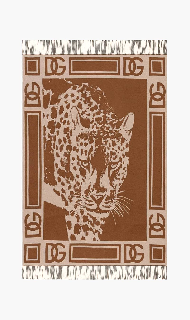 

Dolce & Gabbana Others Cashmere Jacquard Blanket | The Deal Outlet