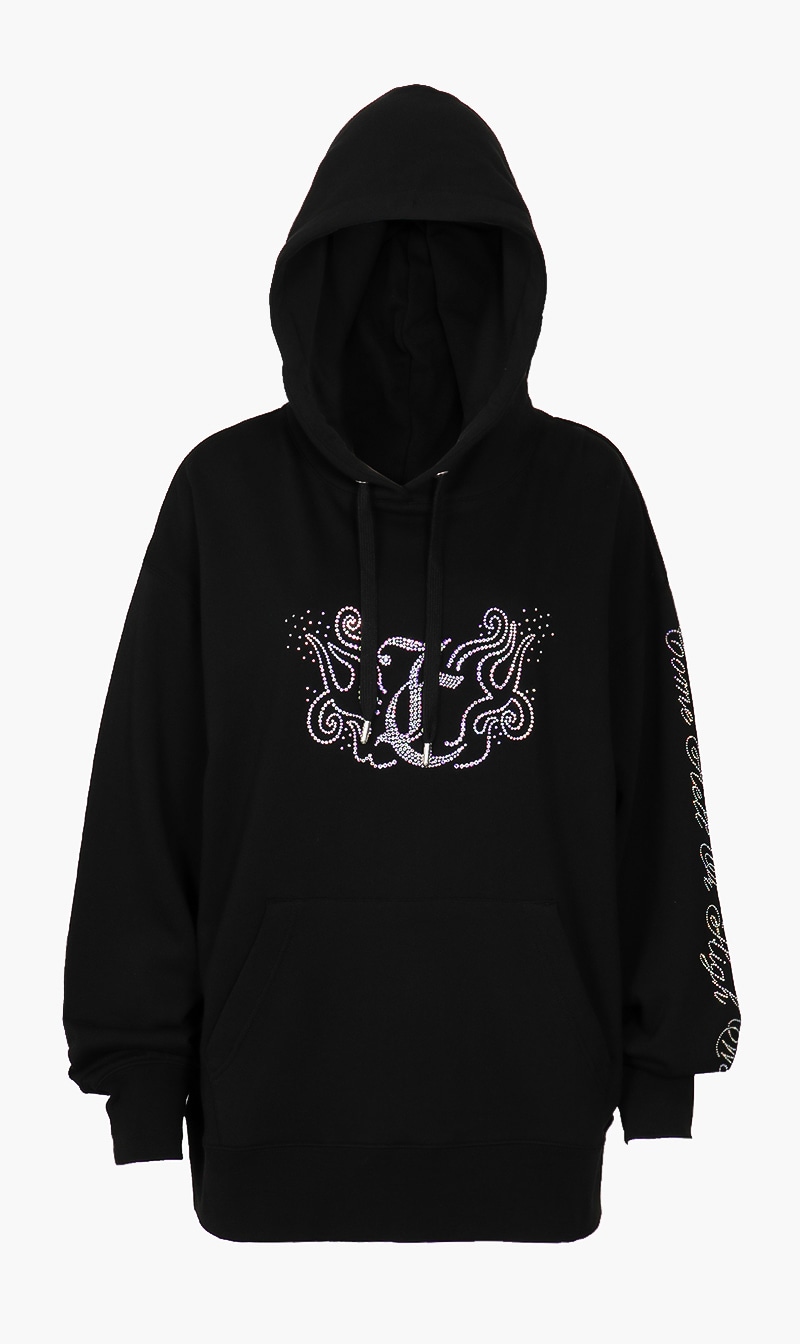 

Juicy Couture Black Queenie Oversized Hoodie for Women | The Deal Outlet