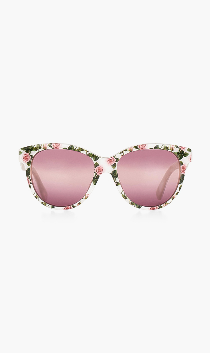 

Dolce&gabbana Floral Print Cat Eye Sunglasses