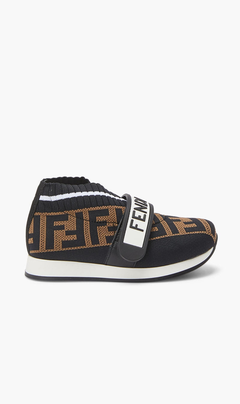 

Fendi Brown U.sneaker/fabric+lamb Leather+ins/calf | The Deal Outlet