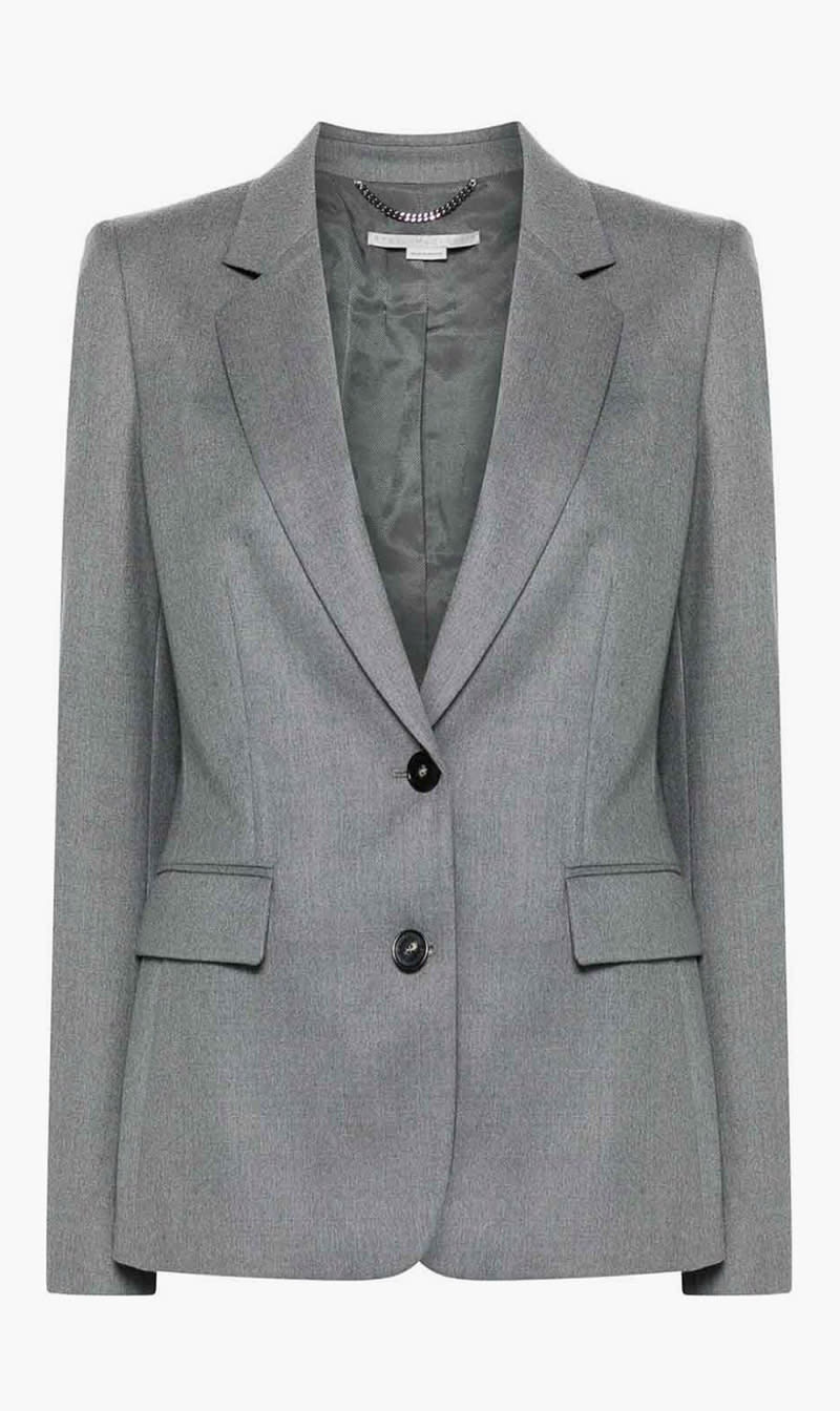

Stella Mc Cartney Grey Iconic Blazer for Women | The Deal Outlet