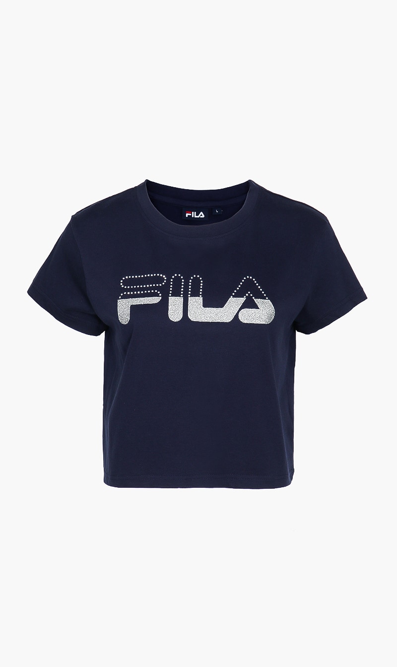 

Logo Printed Crew Neck Crop
