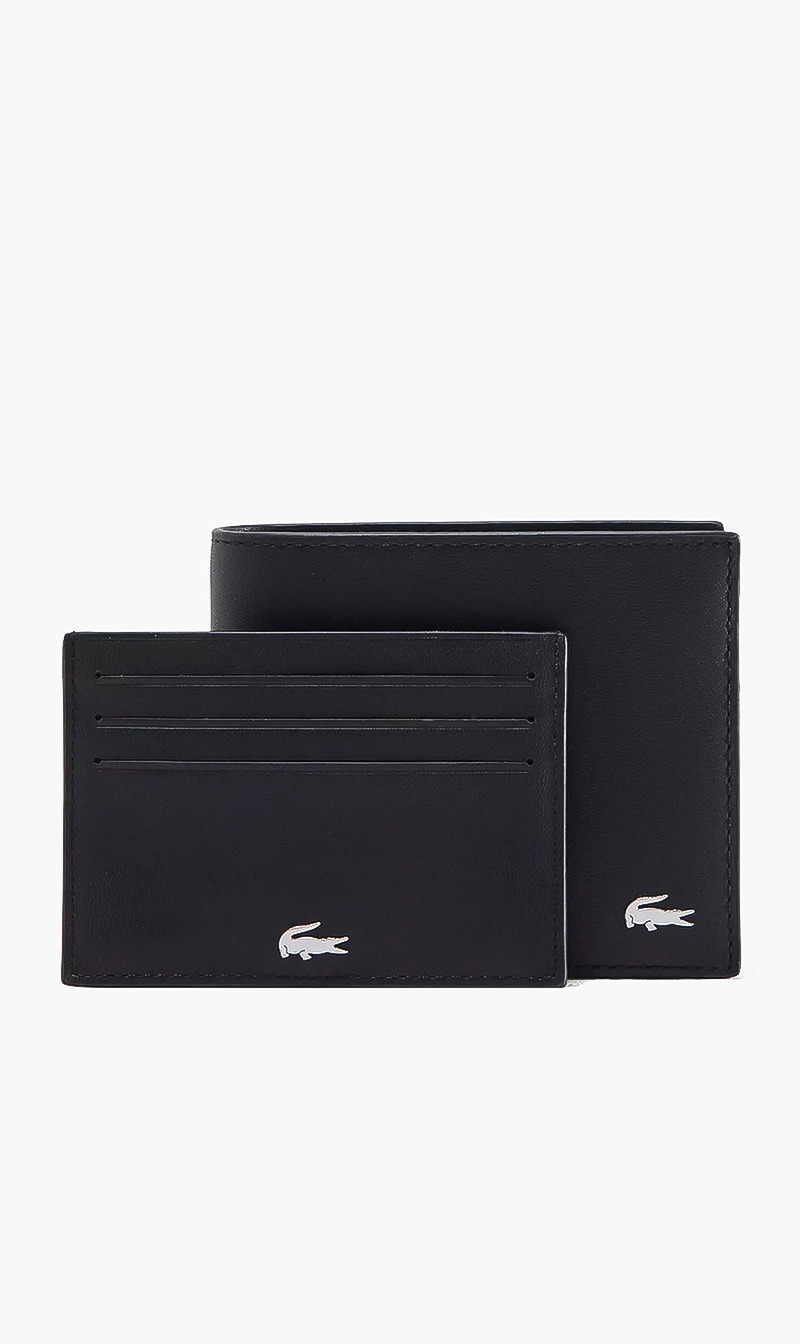 

Smooth Leather M Bi-fold Wallet And Cardholder Set, Black