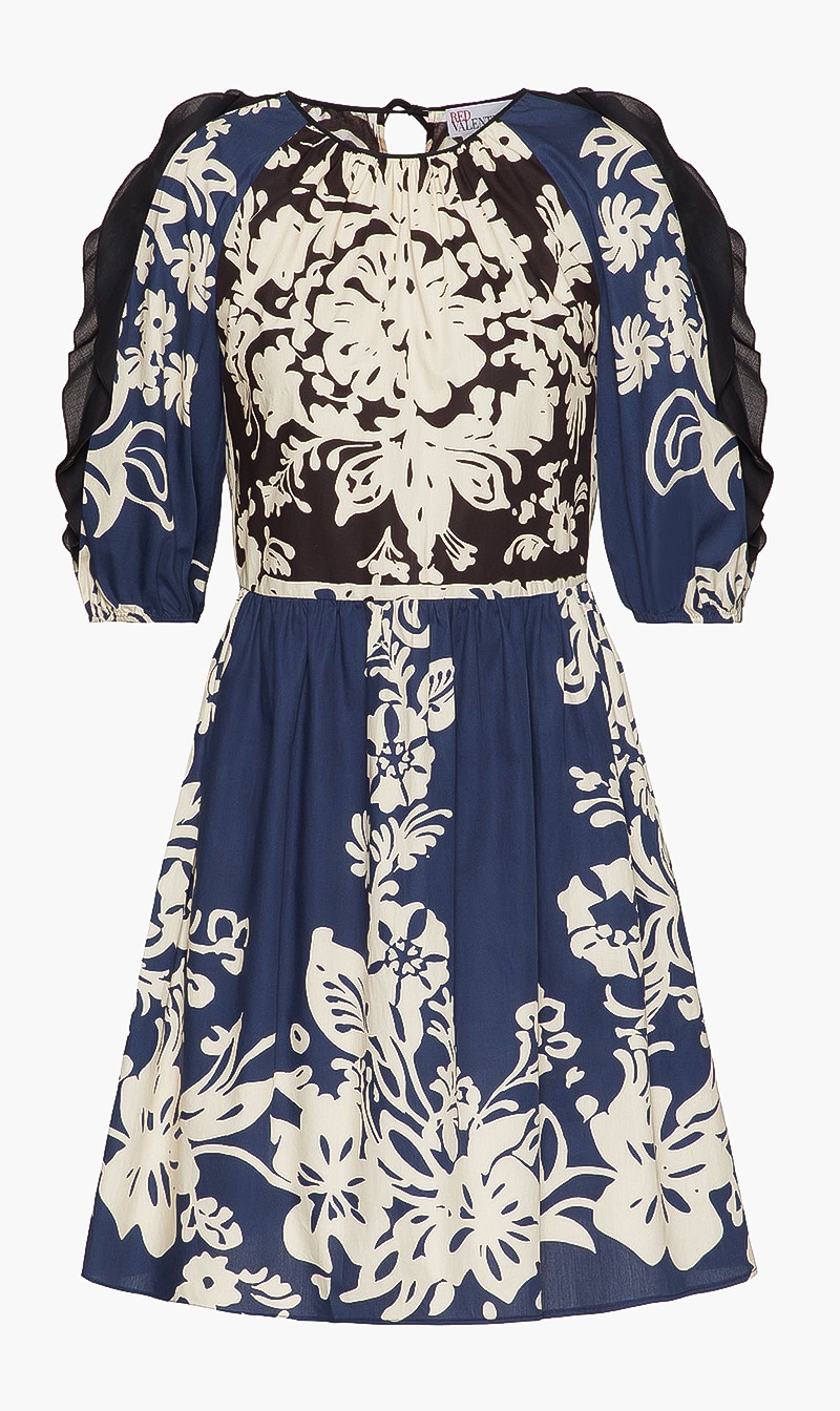 

Red Valentino Flora Printed Cotton Dress