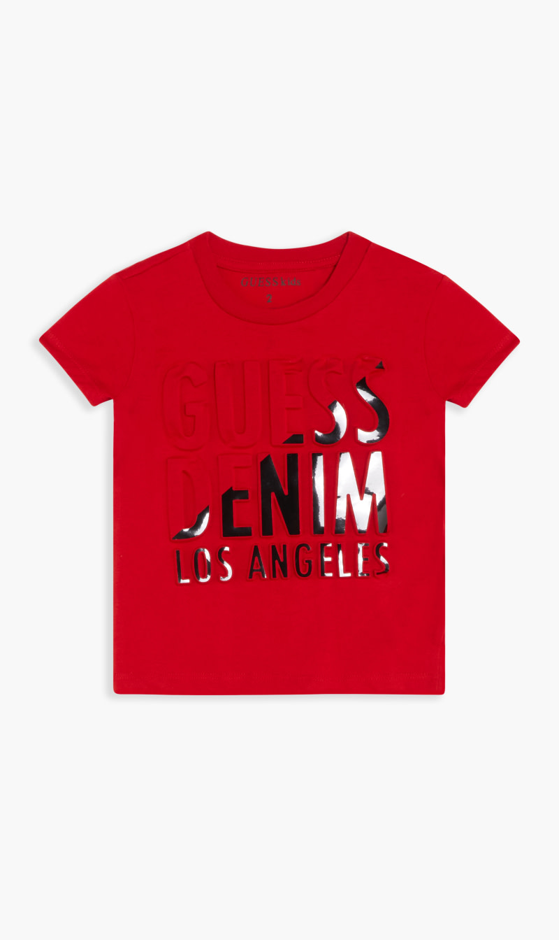 

Bruer Split Tee, Red