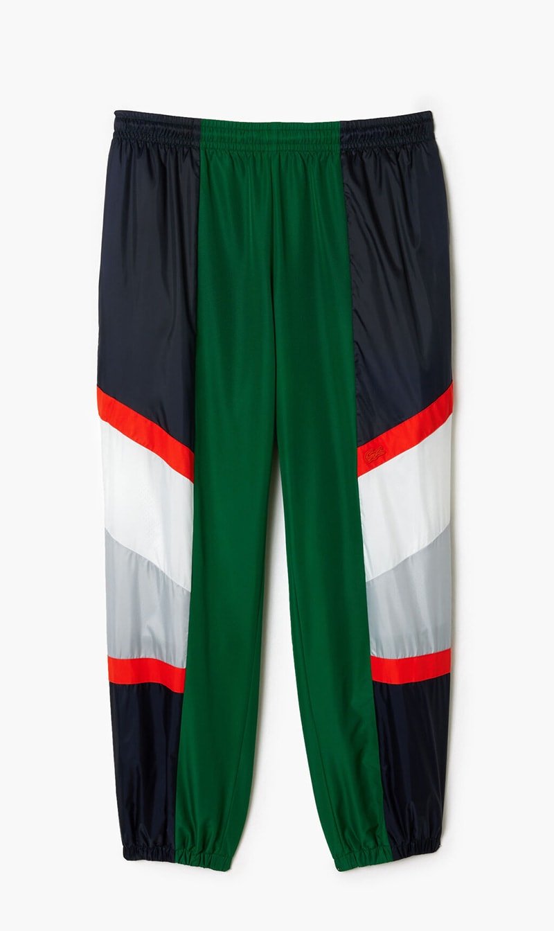 

Lacoste Multi-color Mixed Material Colourblock Sportsuit Track Pants for Men | The Deal Outlet