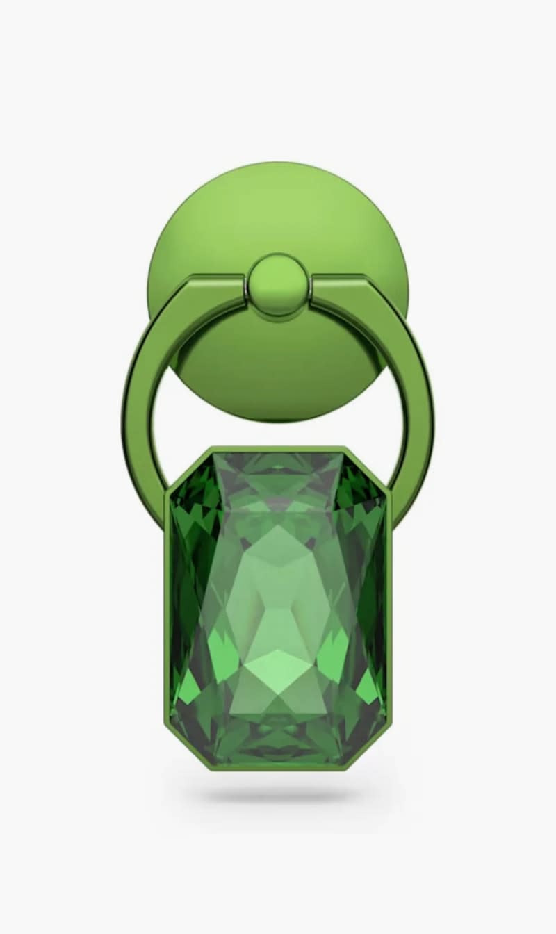 

Swarovski Green Octagon Cut Mobile Ring for Women | The Deal Outlet