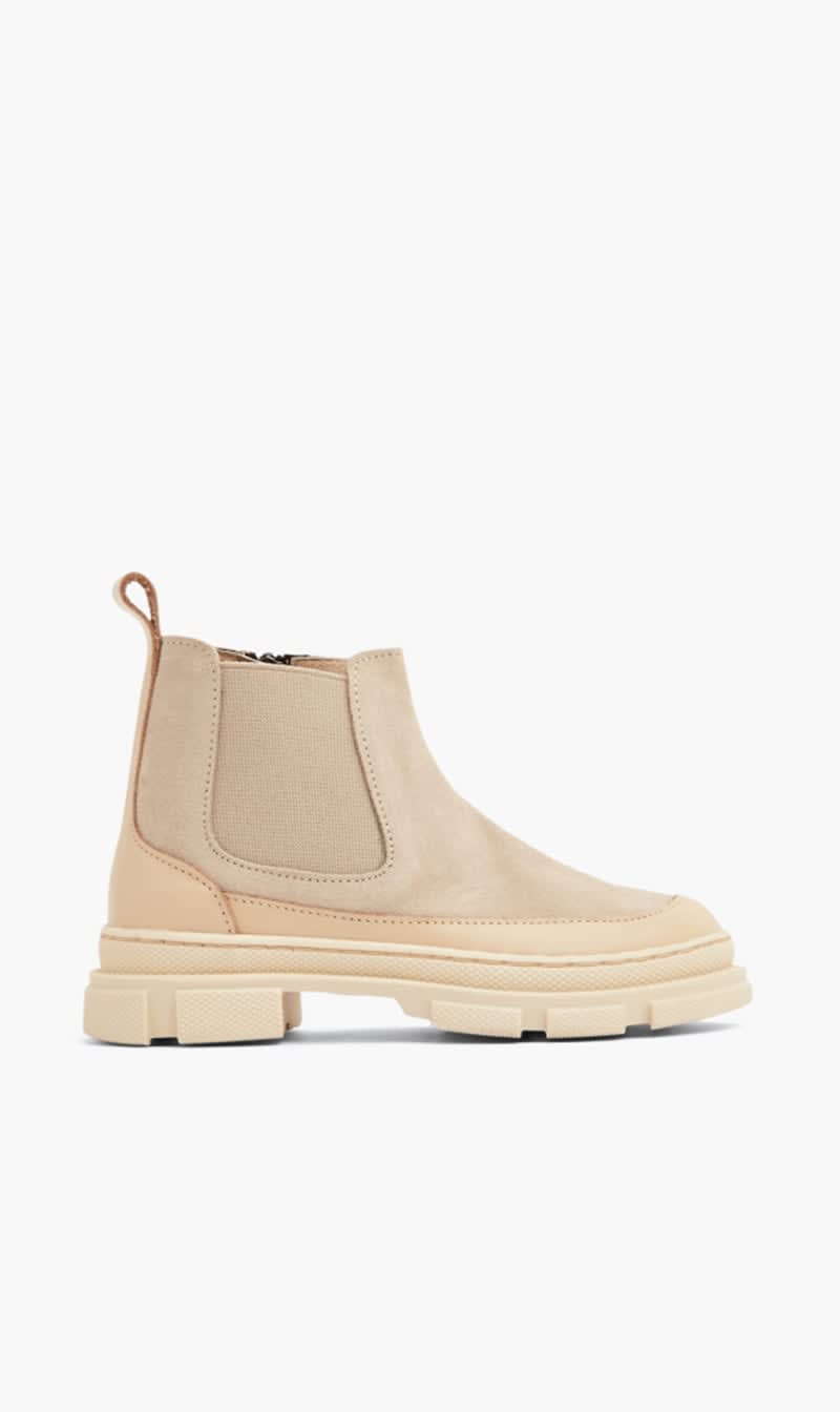

Babywalker Beige Gaucho & Suede Leather Chelsea Boots for Boys | The Deal Outlet