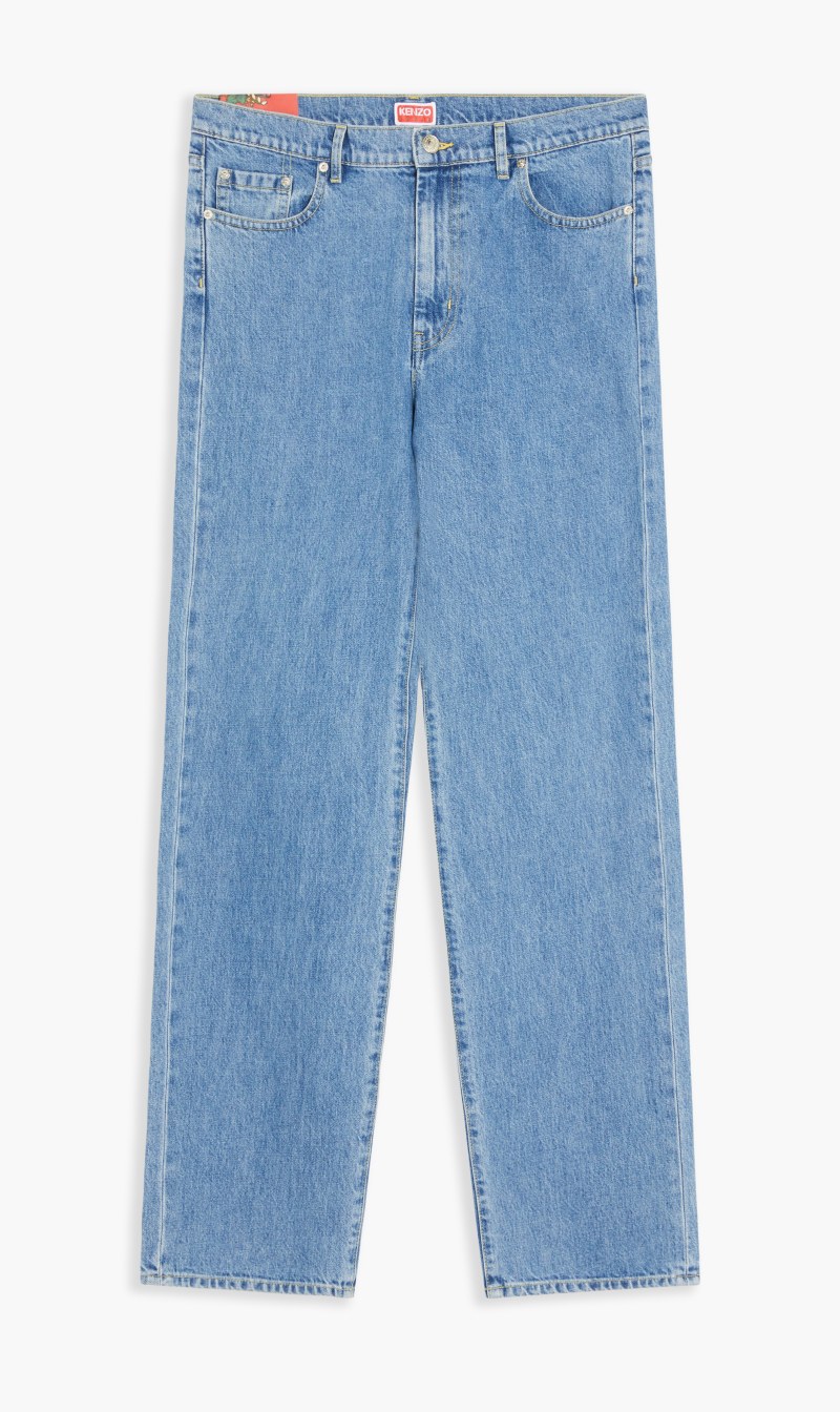 

Kenzo Blue Straigth Fit Jeans for Women | The Deal Outlet